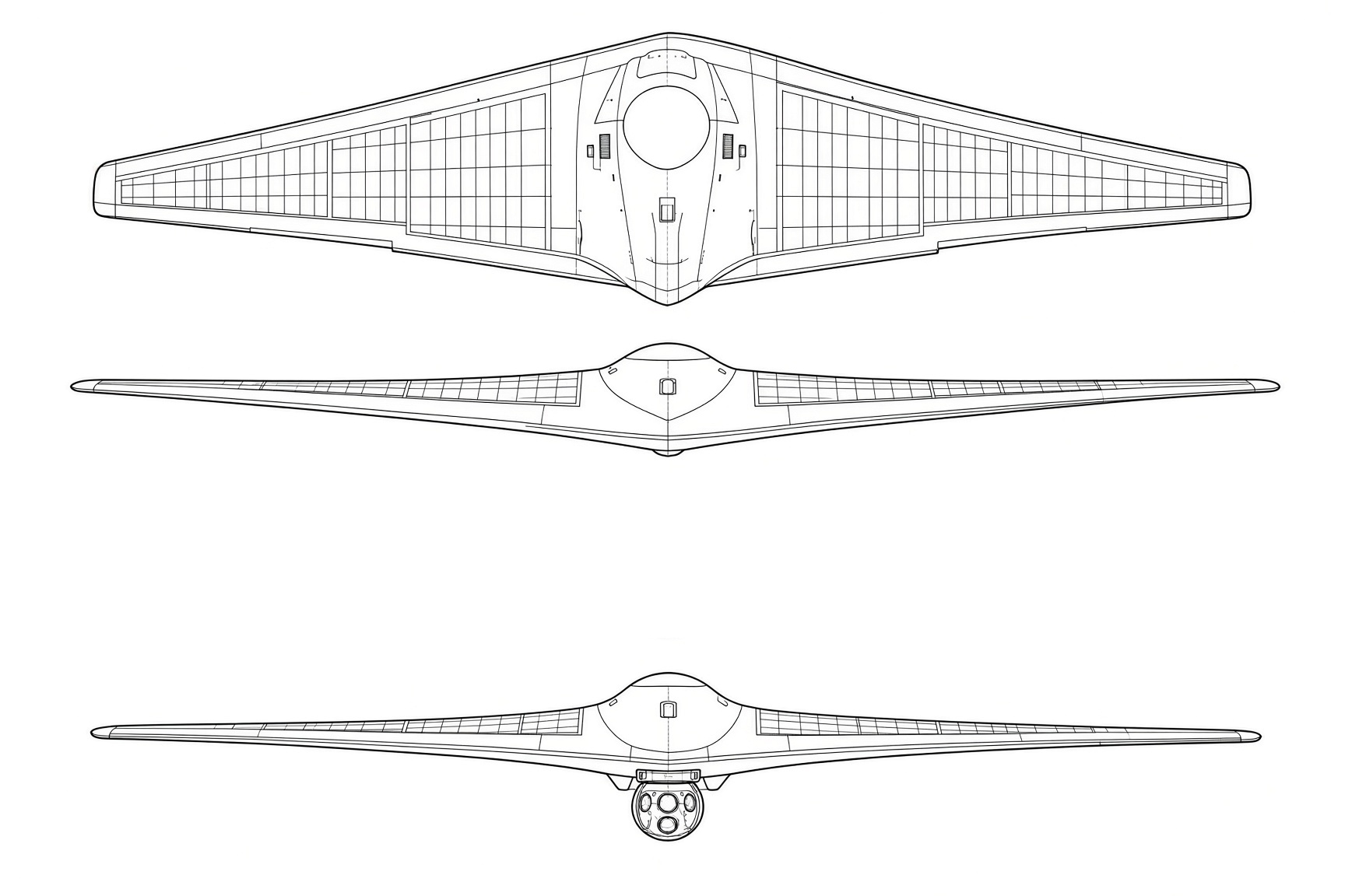 Northstar line plate with side, plan, front, and three-quarter views